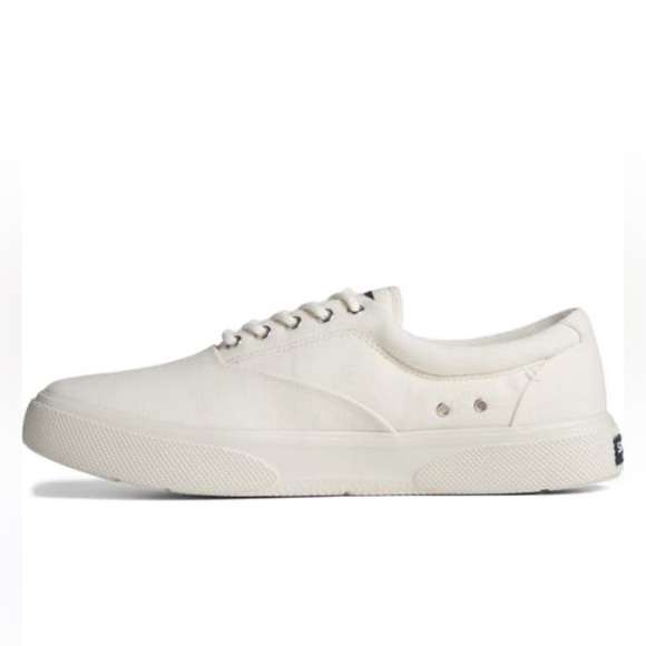 SPERRY Top-Sider Halyard Plushstep CVO Sneaker Men’s ✨ Bone White Size 10.5 - Picture 6 of 11